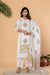 Floral Block Print Straight Suit Set