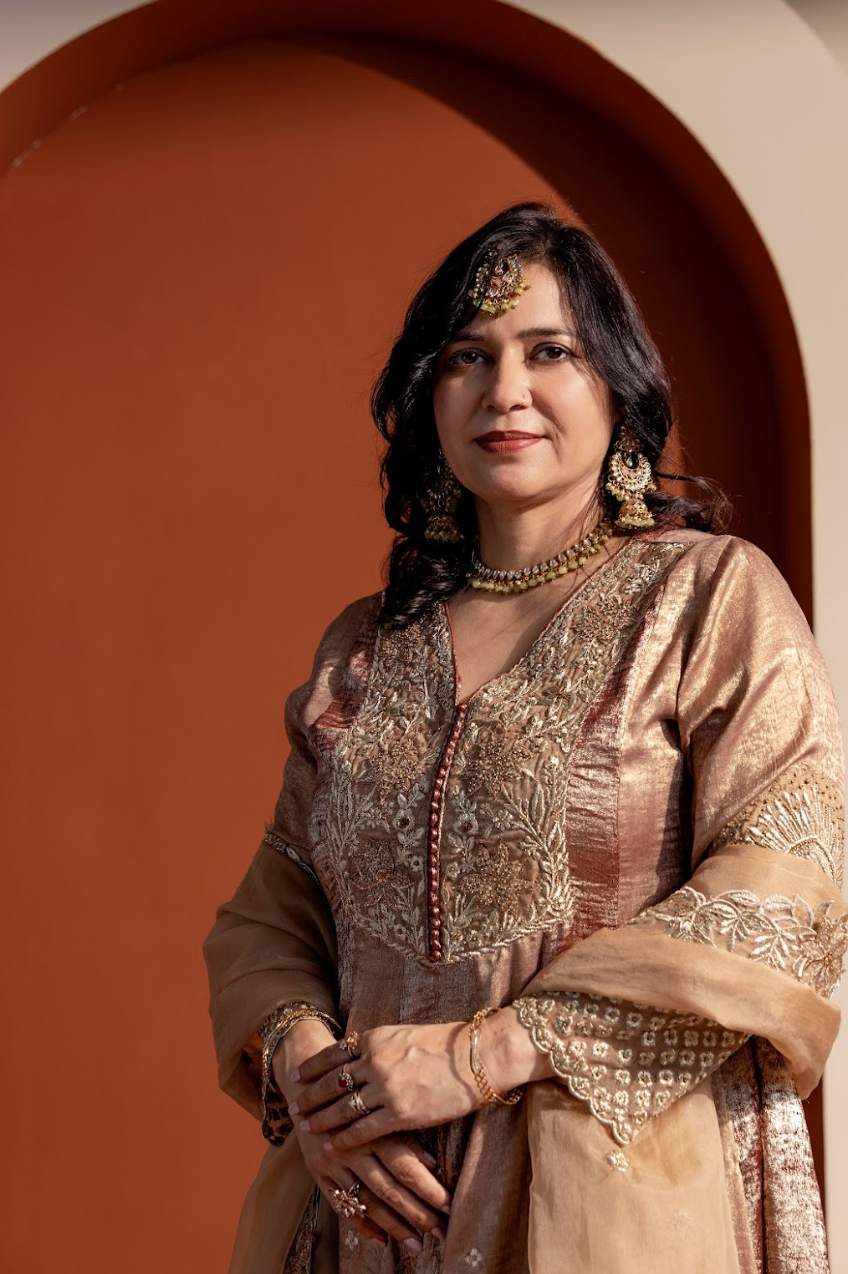 Embroidered Viscose Kurta Set