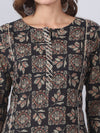 Charcoal Black Kurta Pants Set
