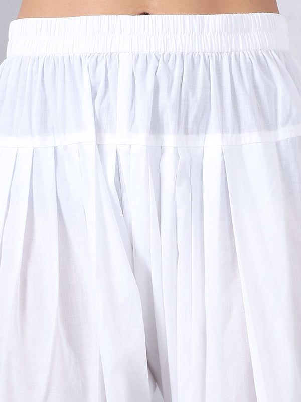 Powder Blue Embroidered Farshi Salwar Set