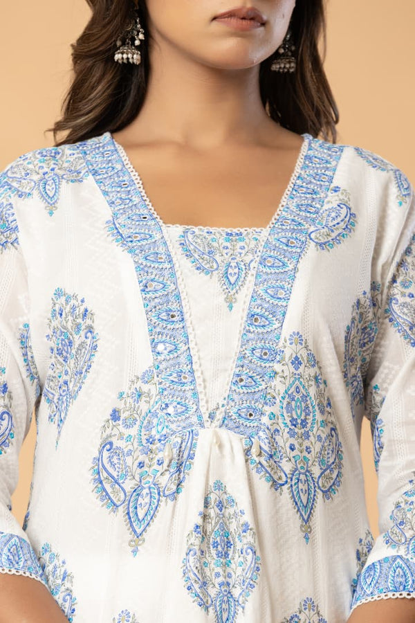 Premium Block Print Kurta Set
