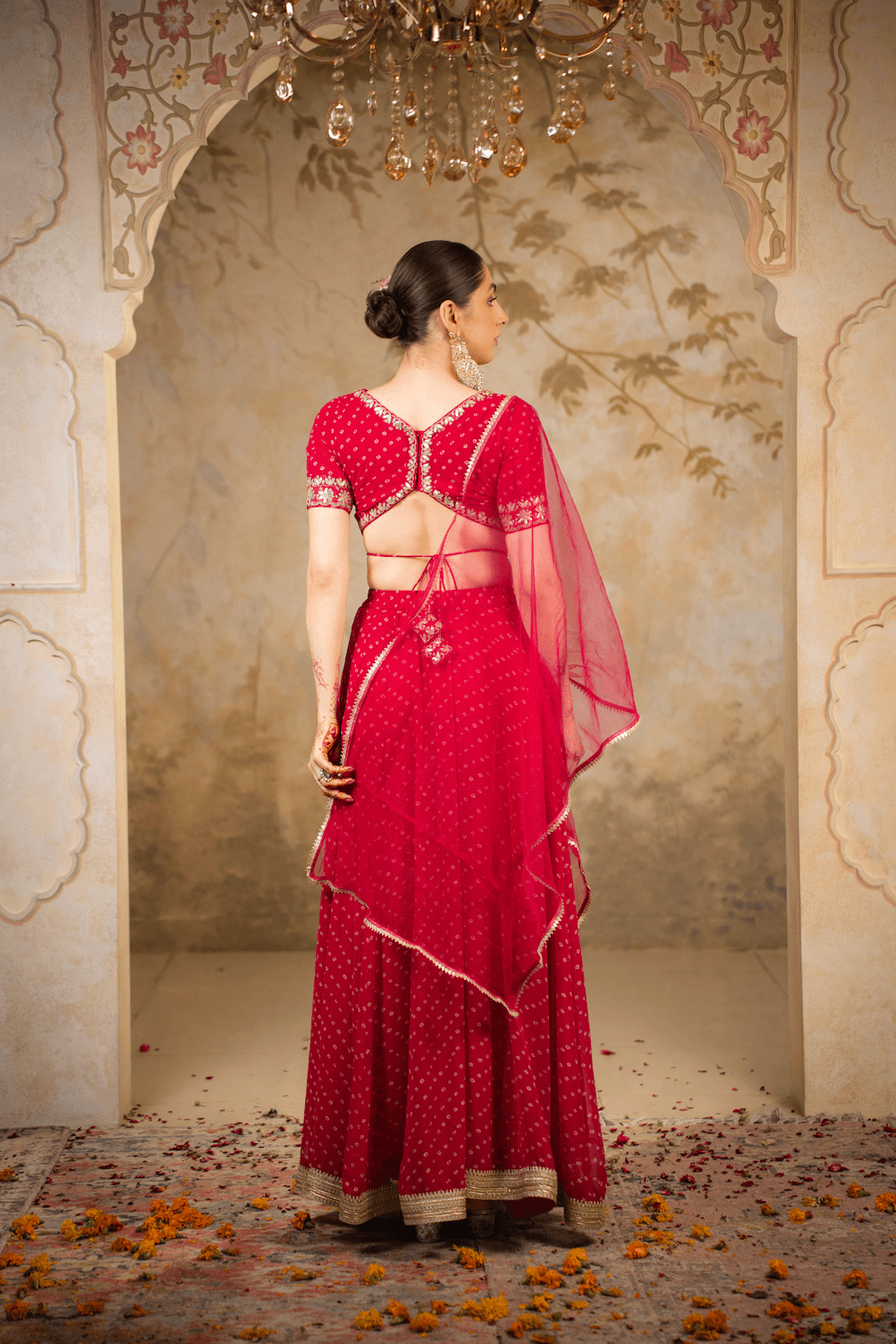 Festive Georgette Lehenga Set