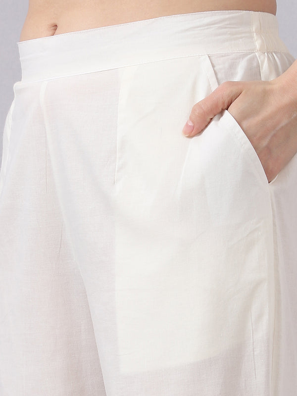 Straight Kota Doria Kurta Set with Dupatta