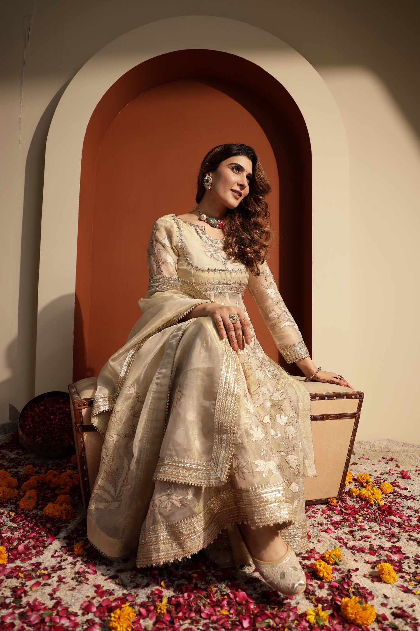 Badala Embroidered Anarkali Set