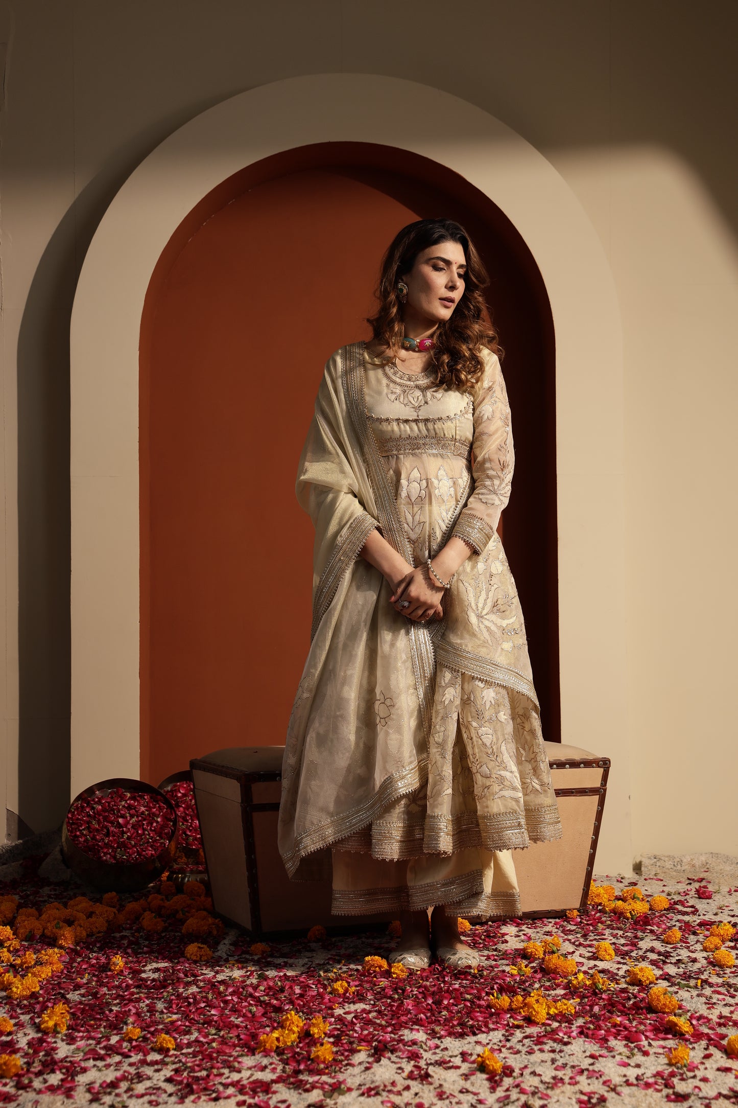 Badala Embroidered Anarkali Set