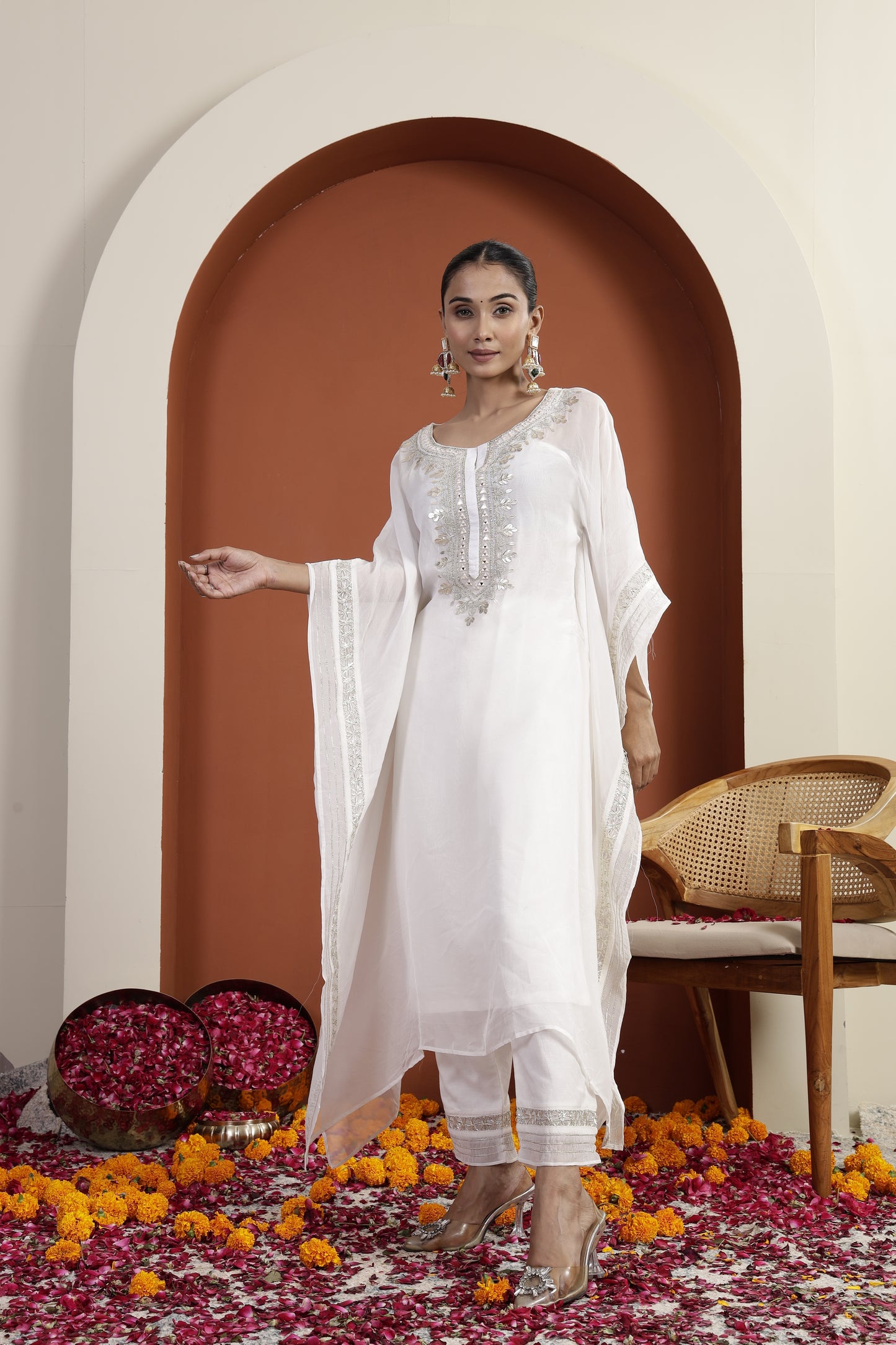 Front Kaftan & Pant Set