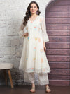 A-Line Kota Doria Kurta Set