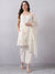 Sleeveless Kota Doria Kurta Set with Dupatta