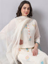 Straight Kota Doria Kurta Set with Dupatta