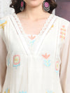 A-Line Kota Doria Kurta Set