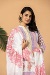 Block Printed Straight Kurta Set