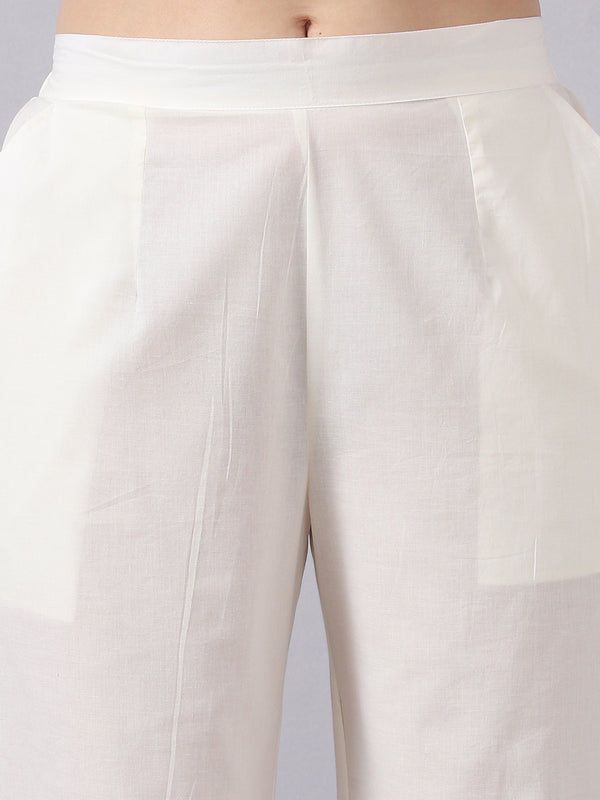 Straight Kota Doria Kurta Set with Dupatta