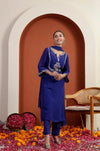 Hand-Embroidered Silk-Organza 2-Piece Kurta Set