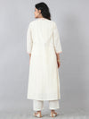 Multi embroidery jacket style kurta set