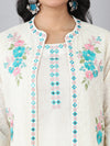 Premium Multi Embroidered Jacket Kurta Set