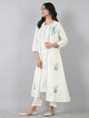 Premium Multi Embroidered Jacket Kurta Set