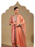 Blush Pink Tissue-Silk Suit Set with Zardozi Embroidery