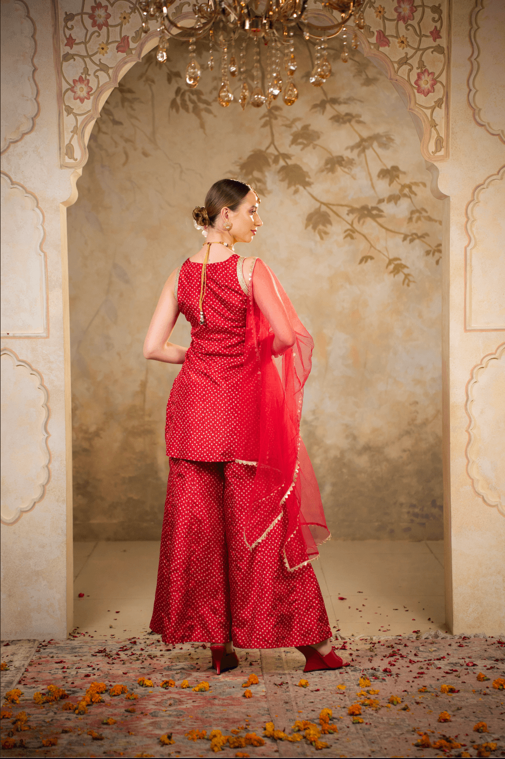 Festive Kurta Set with Dupatta