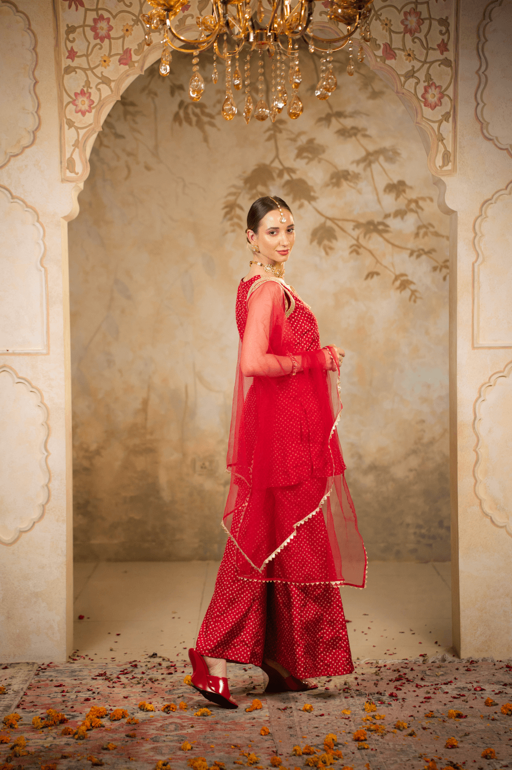 Festive Kurta Set with Dupatta