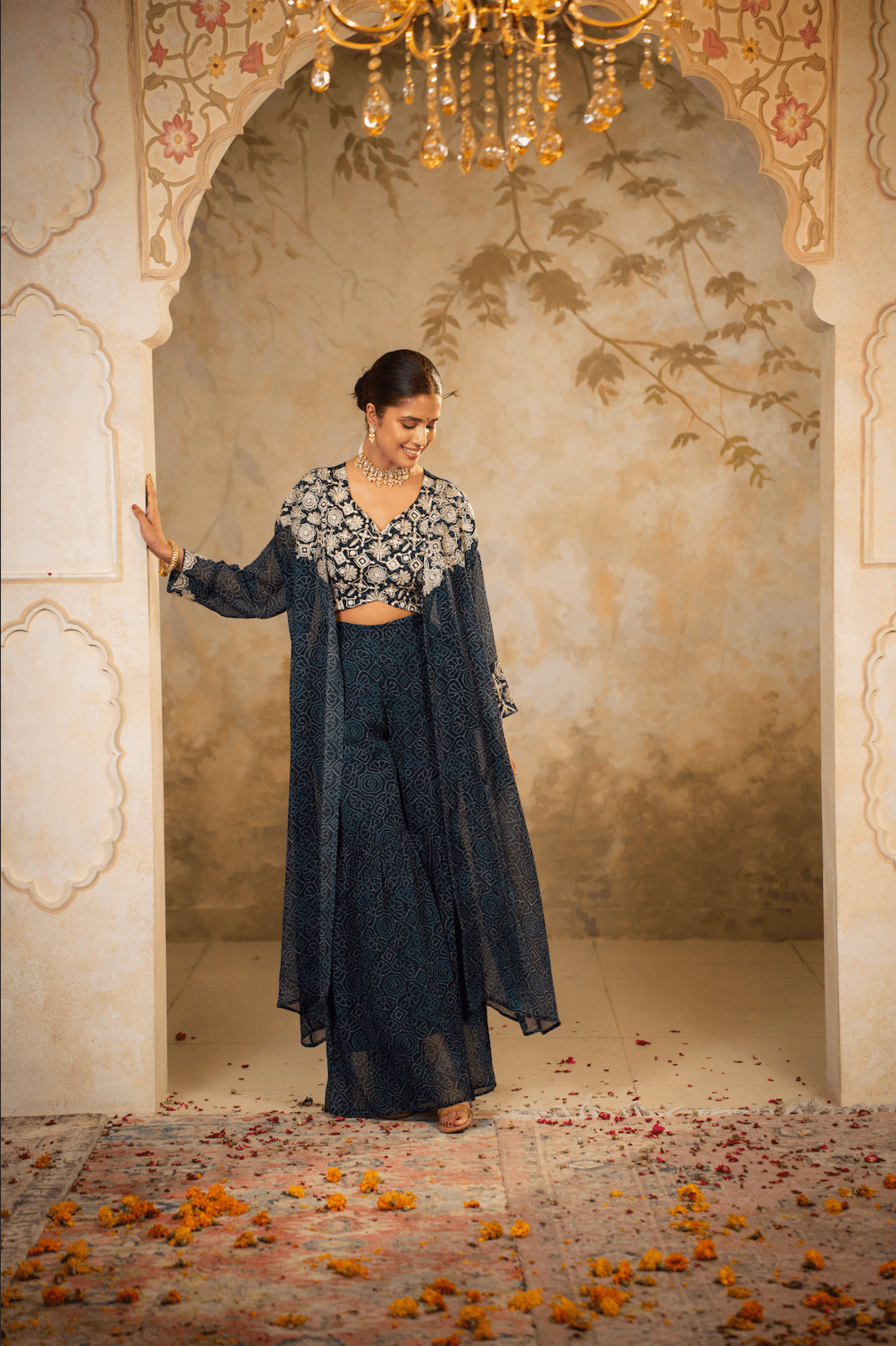 Three-Piece Gharara Set