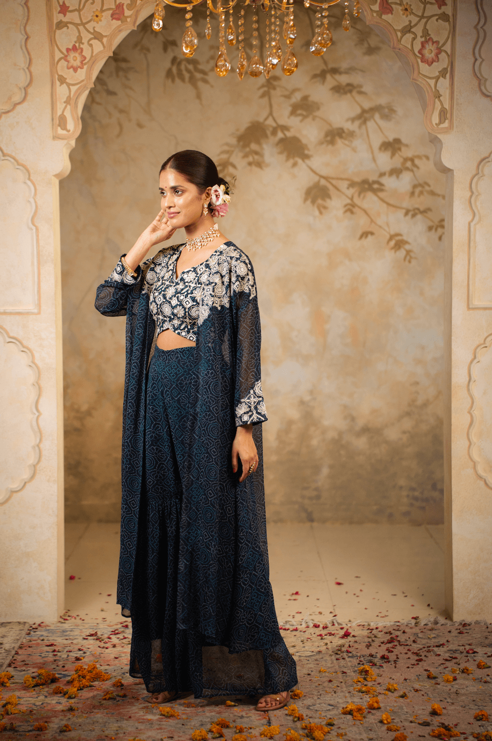 Three-Piece Gharara Set